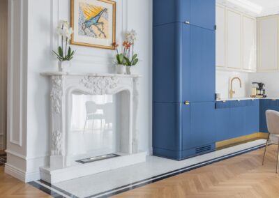 połączenie drewna i płytki