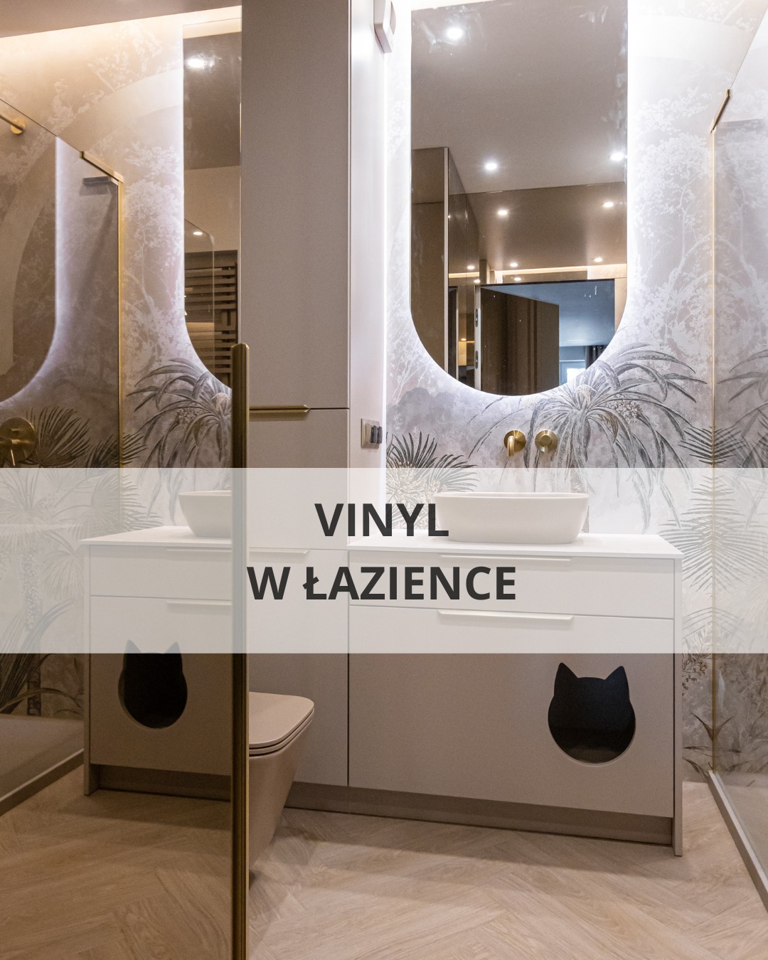 Panele winylowe na podłodze w łazience