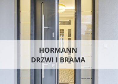 Drzwi wejściowe i brama garażowa Hörmann