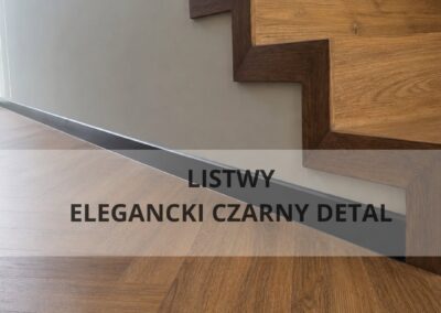 Czarna listwa przypodłogowa Döllken